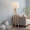 Hastings Home Hastings Home Tripod LED Floor Lamp-Natural Finish 343209WPV - alternate 1